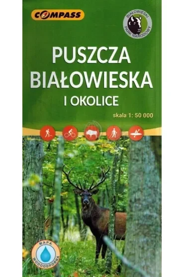 Mapa tur. - Puszcza Białowieska i okolice 1:50 000