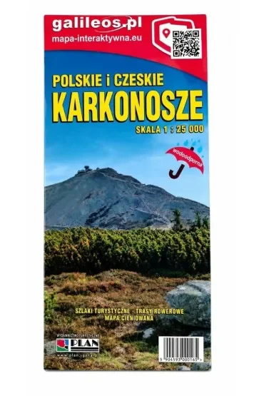 Mapa turyst. Polskie i Czeskie Karkonosze 1:25 000
