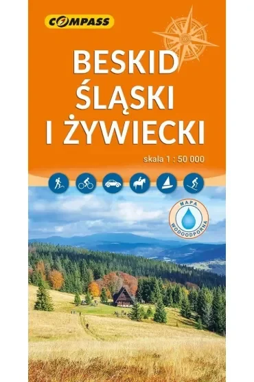 Beskid Śląski i Żywiecki. Mapa turystyczna w skali 1: 50 000 (wersja wodoodporna)