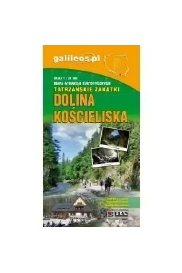 Mapa turystyczna - Dolina Kościeliska 1:20 000