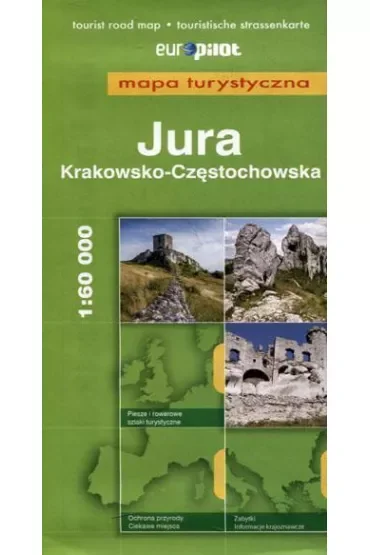 Jura Krakowski-Częstochowska mapa turystyczna 1:60 000