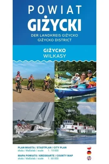 Powiat Giżycki. Mapa turystyczna