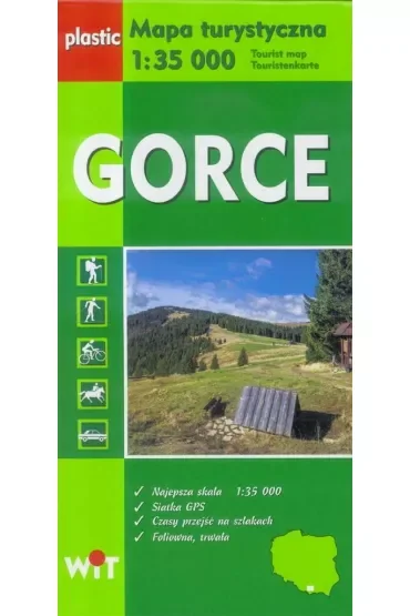 Mapa turystyczna Gorce 1:35 000