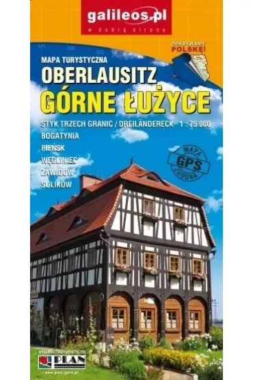 Mapa turystyczna - Górne Łużyce 1:75 000