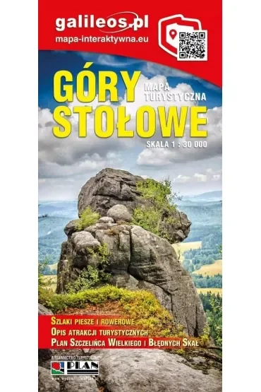 Góry Stołowe - mapa papierowa 2023 skala 1: 30 000