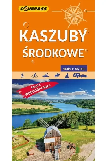 Kaszuby środkowe mapa skala 1 : 55 000