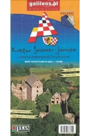 Mapa turystyczna - Księstwo Świdnicko - Jaworskie