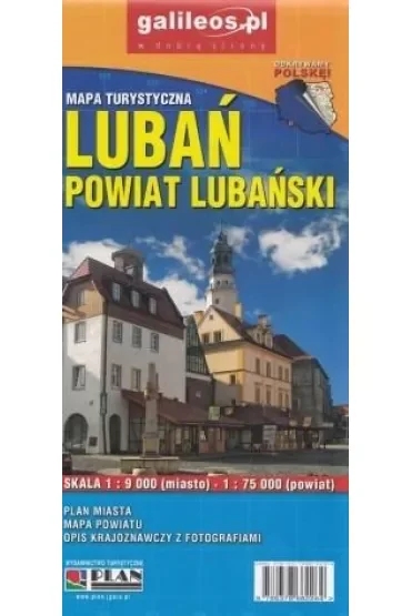 Mapa turystyczna - Lubań/Powiat Lubański