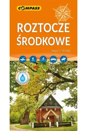 Mapa turystyczna - Roztocze Środkowe 1:50 000