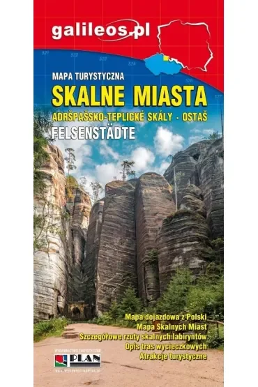 SKALNE MIASTA - MAPA PAPIEROWA - 2025