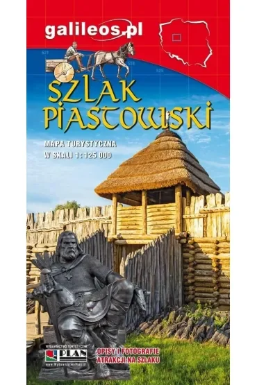Mapa turystyczna - Szlak Piastowski 1:125 000