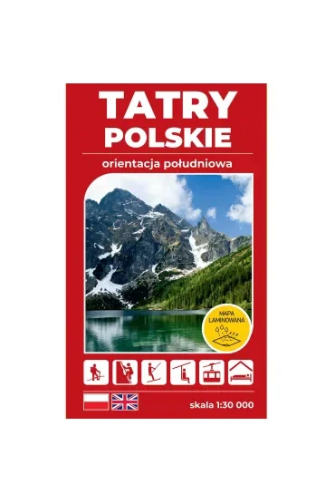 Mapa turystyczna Tatry Polskie 1:30 000