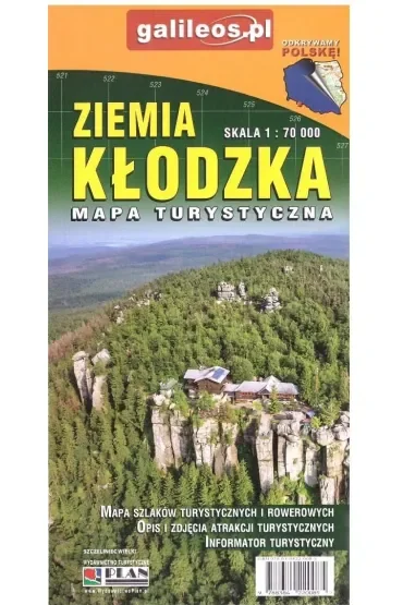 Mapa turystyczna - Ziemia Kłodzka 1:70 000 w.2026