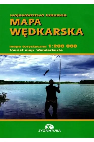Mapa wędkarska województwa lubuskiego 1:200 000