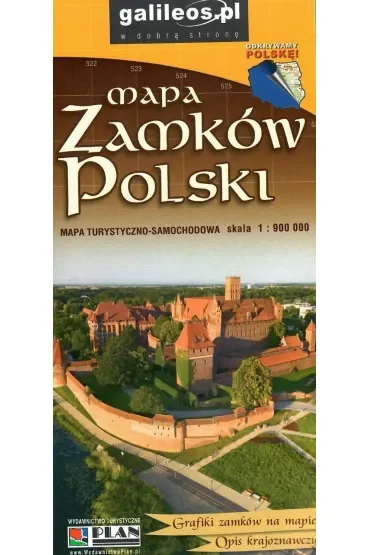Mapa zamków Polski
