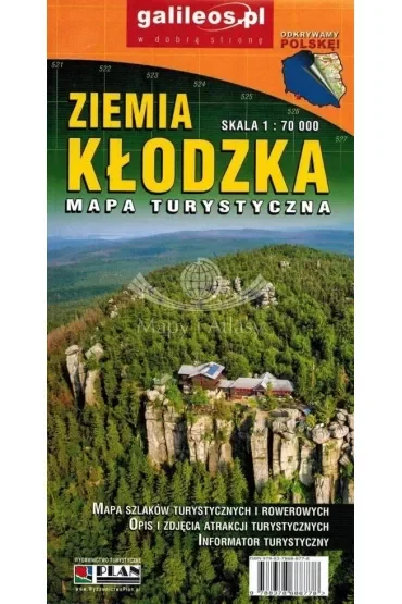 Mapa - Ziemia Kłodzka 1:70 000