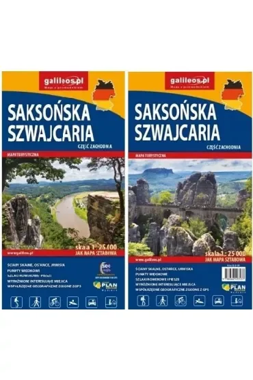 Szwajcaria Czeska i Saksońska - komplet map