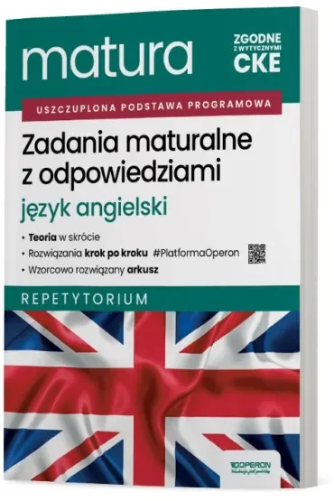 Matura 2026. Język angielski. Zadania maturalne z odpowiedziami. Repetytorium. Zakres podstawowy