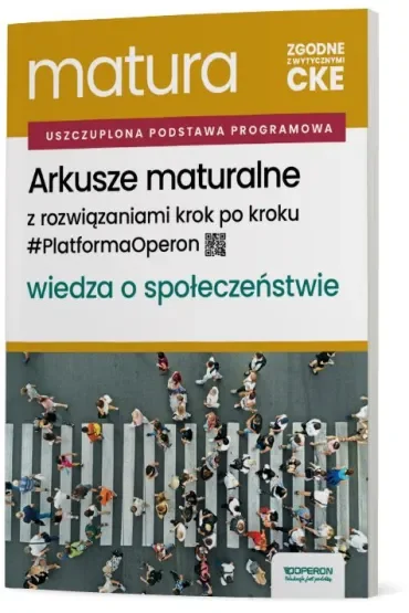 Matura 2026. Wiedza o społeczeństwie. Arkusze maturalne z rozwiązaniami krok po kroku. Zakres roszerzony