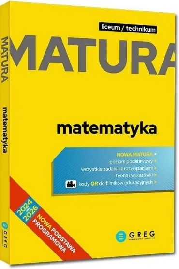 Matematyka. Repetytorium maturalne. Liceum i technikum. Matura 2024-2026