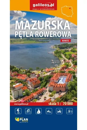 Mazurska Pętla Rowerowa - mapa 2024