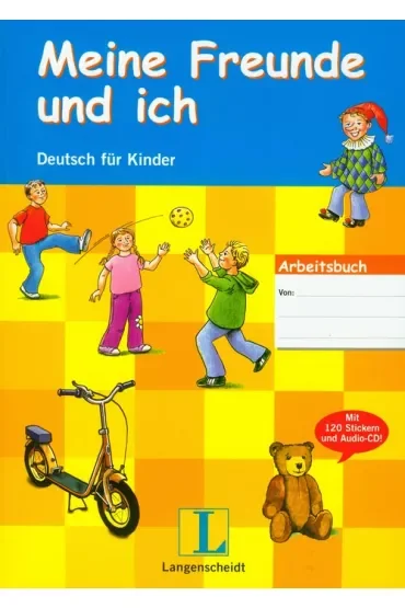 Meine Freunde AB mit Stickern und CD-Audio