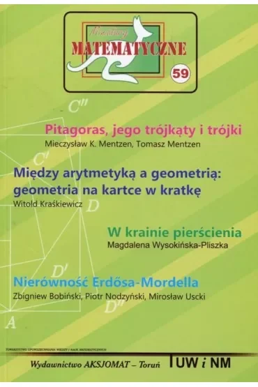 Miniatury matematyczne 59 Pitagoras, jego trójkąty