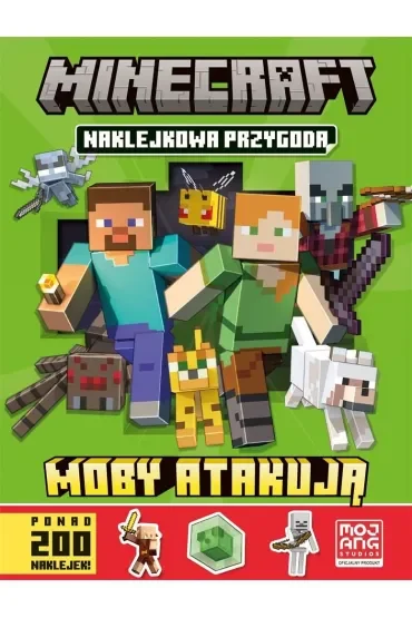Moby atakują. Minecraft. Naklejkowa przygoda