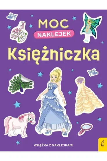 Moc naklejek. Księżniczka
