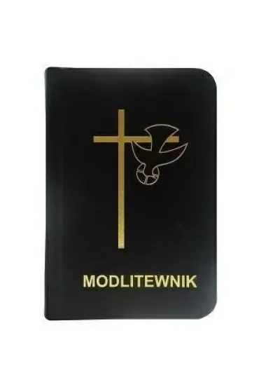 Modlitewnik mały złocony - czarny