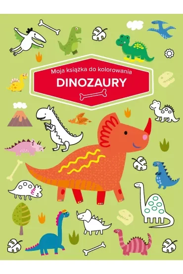 Moja książka do kolorowania. Dinozaury