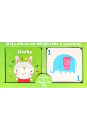 Moja pierwsza książeczka z puzzlami. Liczby