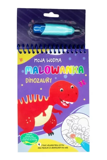 Moja wodna malowanka. Dinozaury