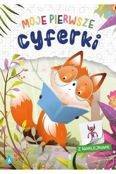 Książka edu. A4  Naklejki Moje pierwsze cyferki SKRZAT 077988