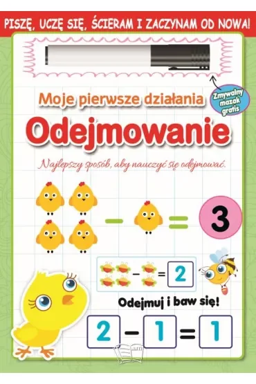 Moje pierwsze działania. Odejmowanie