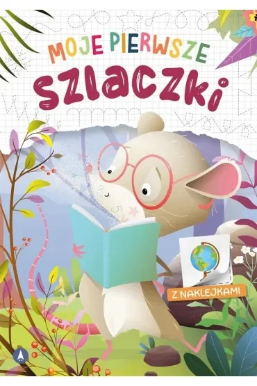 Książka edu. A4  Naklejki Moje pierwsze szlaczki SKRZAT 077995
