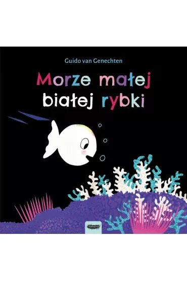 Morze małej białej rybki