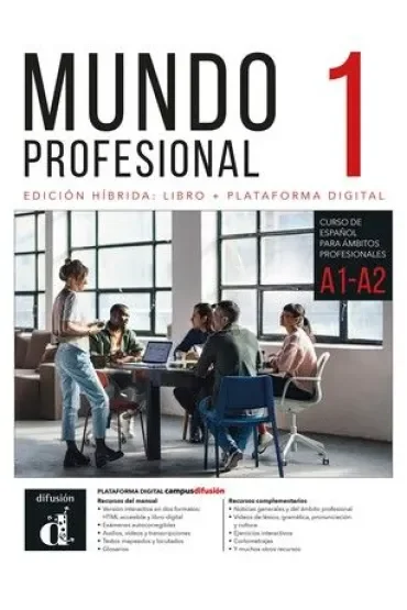 Mundo Profesional 1 Podręcznik. Wydanie hybrydowe. Poziom A1-A2