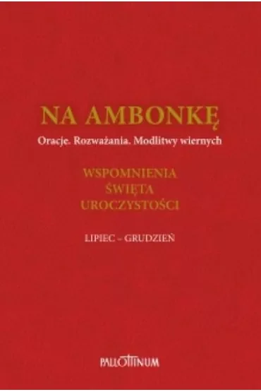 Na ambonkę T.4 lipiec-grudzień