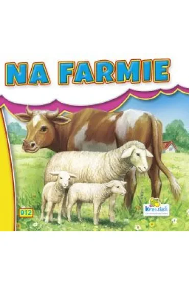 Na farmie - Krowa i owce. Książeczka harmonijka