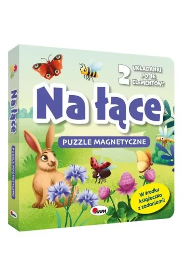 Na łące. Puzzle magnetyczne