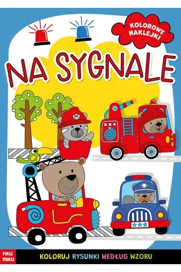 Na sygnale. Kolorowe naklejki