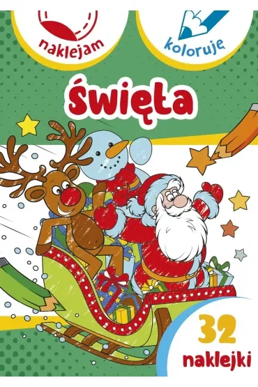 Naklejam i koloruję. Święta