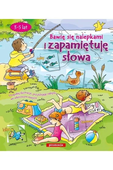 Naklejanki. Bawię się nalepkami i zapamiętuję słowa