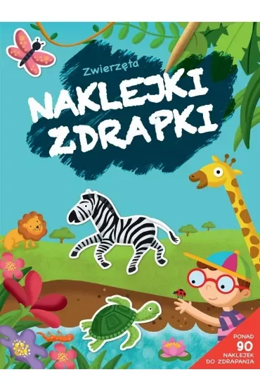 Naklejki zdrapki. Zwierzęta