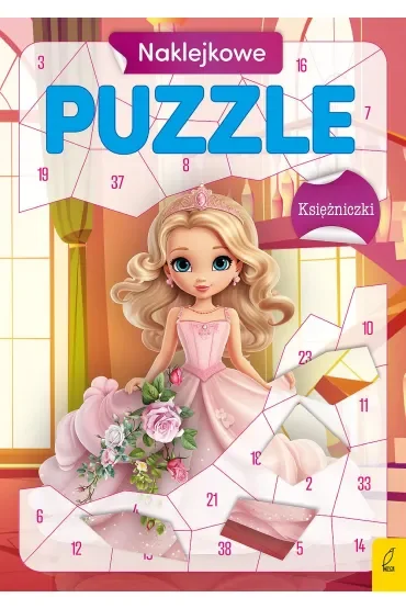 Księżniczki. Naklejkowe puzzle