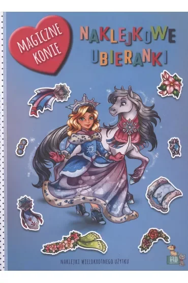 Magiczne konie. Naklejkowe ubieranki