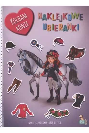 Kocham konie. Naklejkowe ubieranki