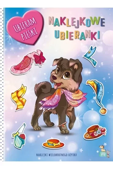 Pieski. Naklejkowe ubieranki