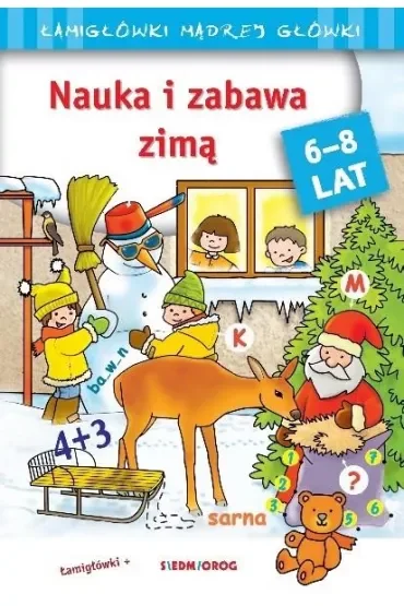 Nauka i zabawa zimą łamigłówki mądrej główki